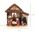 Dekoracja świąteczna Home Styling Collection Mała scenka Bożonarodzeniowa, 15 cm
