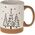 Home Styling Collection Zimowy kubek z uchem z motywem choinek, 250 ml