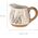 Home Styling Collection Mlecznik z motywem choinek, 9 cm