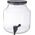 Home Styling Collection Słoik z kranikiem szklany z pokrywką z drewna sosnowego, 5,2 l