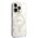 Original Case IPHONE 14 PRO Guess Hardcase Marble MagSafe + Wireless Charger (GUBPP14MHMEACSH) white 3666339103200
