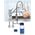 Brita On Line Active Plus όρθιο χρώμιο (ONLINEACTIVEPLUSSET) 372042 4006387065751