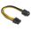 Akasa PCIe 6-pin - ATX/EPS 8-pin, 0.15m, Żółty (AKCB051)