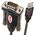 Unitek USB-A - RS-232 Καλώδιο USB 1,5 m Μαύρο (USBTS9P) 541374 4894160000002