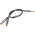 Genesis Jack 3,5mm - Jack 3,5mm x2 καλώδιο 0,2m ασημί (NKA-0729) 816682 5901969402162