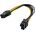 Akyga PCIe 6 ακίδων - PCIe 8 ακίδων, 0,2 m, κίτρινο (AK-CA-07) 839956 5901720131294