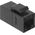Bachmann Keystone RJ45-RJ45 UTP Μαύρο (940.112) 852679 4016514023028