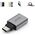 Unitek USB-C - Προσαρμογέας USB Ασημί (Y-A025CGY) 1053732 4894160021267