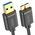 Unitek USB-A - καλώδιο USB microUSB 1 m Μαύρο (Y-C461GBK) 970456 4894160018205