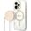Ładowarka Guess Zestaw Guess etui + ładowarka bezprzewodowa GUBPP14LHMEACSH Apple iPhone 14 Pro biały/white hard case Marble MagSafe