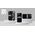 DKNY DKNY DKHMP16LSNYACH iPhone 16 Pro 6.3" czarny/black hardcase Silicone White Printed Logo MagSafe