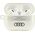 Audi Audi IML Geometric Pattern AirPods Pro 2 cover biały/white AU-IMLAPP2-A6/D3-WE