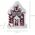 Dekoracja świąteczna Home Styling Collection Figurka Domek z piernika, 10 cm