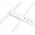 Kabel USB Digitus Digitus USB-C 2.0 (ST-ST) 1m Ladekabel Silikon 60W Weiß