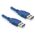 Kabel USB Delock USB-A - USB-A 1.5 m Niebieski (82430) 267714 4043619824304