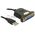 Kabel USB Delock USB-A - DB-25 0.9 m Czarny (61330) 405160 4043619613304