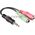 Kabel Delock Jack 3.5mm - Jack 3.5mm x2 0.1m czarny (65344) 473264 4043619653447