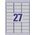 Avery Zweckform Etykiety znamionowe, srebrne 63.5x29.6mm 20 arkuszy (L6011-20) 709688 4004182060117