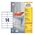 Avery Zweckform Etykiety Uniwersalne, Białe 105x41mm 100 arkuszy (3477) 709707 4004182034774