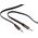 Kabel Maclean Jack 3.5mm - Jack 3.5mm 2m czarny brązowy (MCTV-695 B) 764091 5902211100836