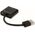 Adapter AV Techly HDMI - D-Sub (VGA) + Jack 3.5mm czarny (306301) 737922 8057685306301