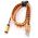 Kabel USB Platinet USB-A - 1 m Pomarańczowy (PUCLCIP1O) 1064973 5907595433297