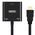 Adapter AV Unitek HDMI Micro - HDMI HDMI - D-Sub (VGA) + Jack 3.5mm HDMI Mini - HDMI czarny (Y-6355) 1112222 4894160021779