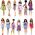 Lalka Barbie Mattel Fashionistas Modne przyjaciółki (FBR37) 1123294 887961439540
