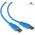 Kabel USB Maclean USB-A - 3 m Niebieski (MCTV-583) 1234286 5902211105282