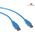 Kabel USB Maclean USB-A - 3 m Niebieski (MCTV-583) 1234286 5902211105282