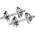 HMS hantle STC15 chromowane 2 x 7.5 kg 1245413 5907695514292