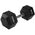 HMS hantel Hex Pro gumowany 1 x 27.5 kg 1470391 5906727001489