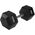 HMS hantel Hex Pro gumowany 1 x 35 kg 1470394 5907695518184