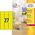 Avery Zweckform Etykiety neonowe 63.5 x 29.6 mm żółte (L6004-25 ŻÓŁ.N) 1569250 4004182608456