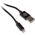 Kabel USB SilverStone USB-A - Lightning 1 m Czarny (SST-CPU03J-1000) 1638305 4710007224915