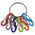 Breloczek Nite Ize Keyring+ 6 x micro karabińczyk, plastik, kolorowy (KRG2-11-R3) 1682663 94664042179