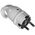 Emos Wtyczka kątowa ultra płaska 16A 2P+Z 250V z uchwytem biała P0066 - P0066 1787271 8592920038284