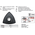 Yato Stopa szlifierska do narzędzia wielofunkcyjnego 90mm YT-34689 3069869 5906083346897