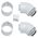 Vaillant Kolano powietrzno-spalinowe 60/100 45° 2szt. - 303911 3104338 4024074398135