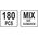 Yato Zestaw przelotek gumowych 180szt. mix (YT-06878) 3151954 5900001377031