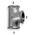 Odlewnia Zawiercie Trójnik redukcyjny B1 3/4x1/2x3/4" czarny - 13820 3163498 5907791604606