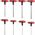 Yato Zestaw kluczy imbusowych hex typ T 2,5-10mm z kulką 8szt. (YT-05597) 3157855 5906083055973
