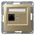 Ospel Gniazdo komputerowe Impresja pojedyncze RJ45 5e złoty metalik (GPK-1Y/K/m/28) 3314206 5907577440480
