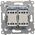 Kontakt-Simon Łącznik krzyżowy Simon 54 podwójny 10AX 250V srebrny mat (DW7/2.01/43) 3331708 5902787833985