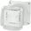 Hensel Puszka odgałęźna 130 x 130 x 77 bez zacisków IP66 szara DK 0600 GZ (62000153) 3343070 4012591125440