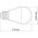 GTV Żarówka LED E27 12W 1100lm 230V ciepły biały (LD-PC2A60-12) 3346543 5901867131621