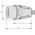 Elektromet Wtyczka stała czerwona 32A 400V IP44 (922065) 3370451 5906197487479