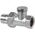Arco Zestaw Zaworów Prostych (Zawór Zasilający + Zawór Powrotny Metalowa Nakrętka) 1/2"F Teide Plus (KCM14) 3408908 8428519062241
