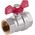 Perfexim Zawór kulowy wodny WW motylek niebieski wzmocniony 3/4" (00-002-0200-001) 3411354 5902626234645