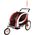 Guto Przyczepka rowerowa Guto Deluxe 2w1 red/light gray 4628308 590987651116